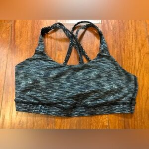 Lululemon Black & Grey Sports Bra